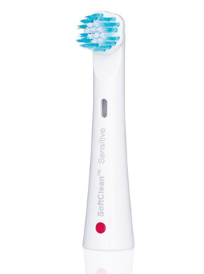 SoftClean™ Sensitive borsthuvud 2-pack