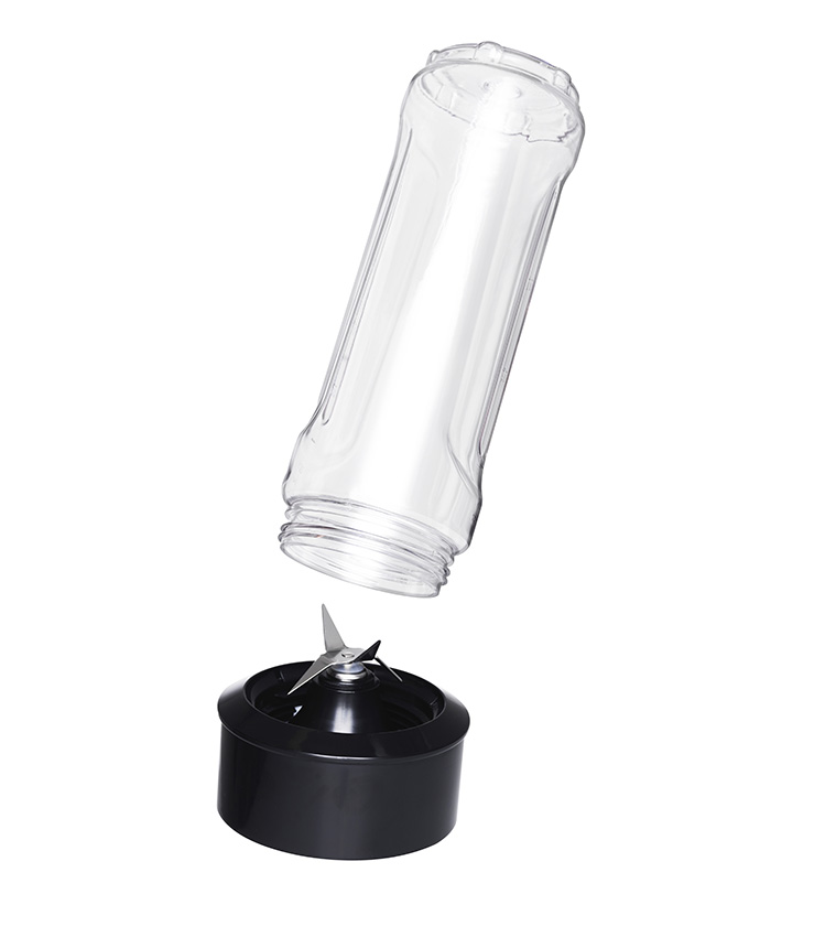 2GO bottle with knife